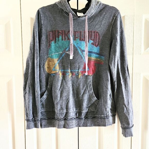 Junkfood Pink Floyd Burnout Pullover Hoodie Distressed, Women's Medium - Picture 1 of 5